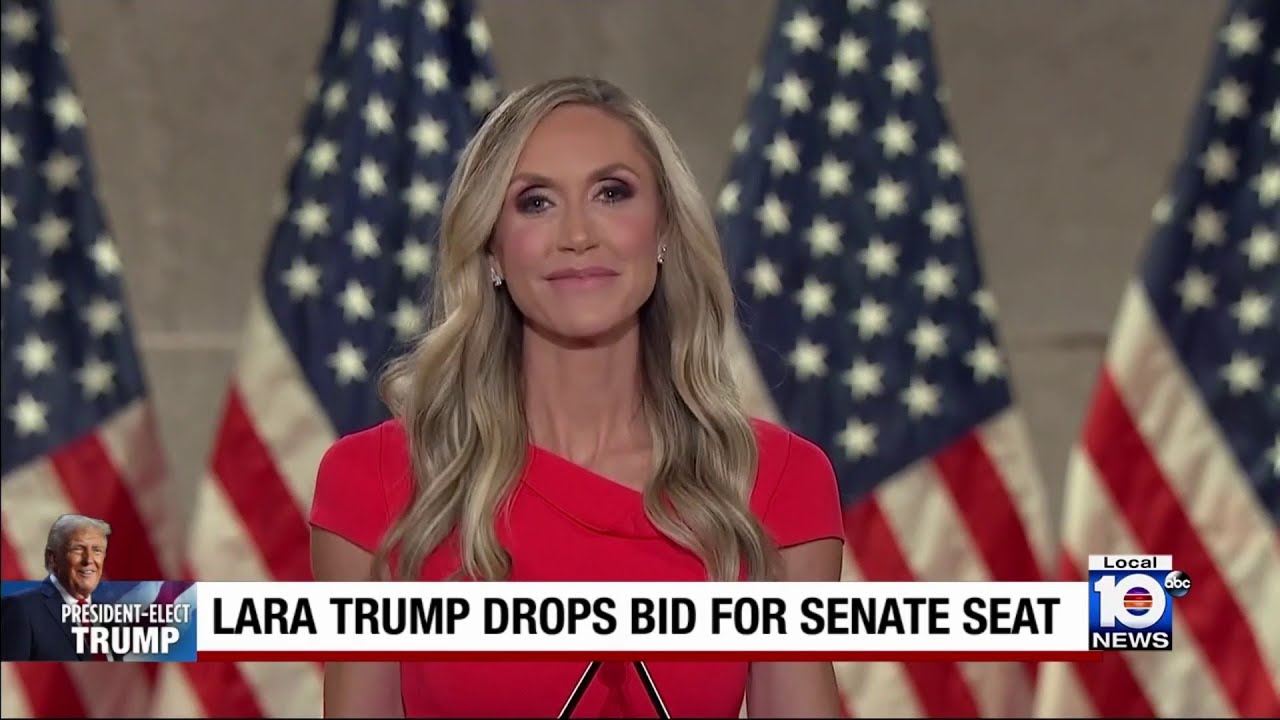 Lara Trump says she's removing herself from consideration to be Florida senator