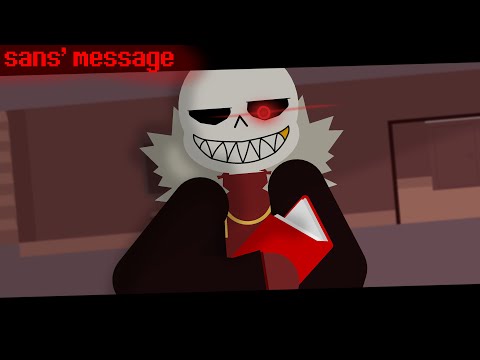 sans’ message (UNDERFELL)