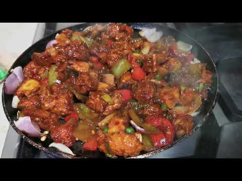 Spicy chicken sizzler