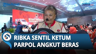 Sentil Ketum Parpol Angkut Beras di Lokasi Bencana, Ribka PDIP: Ibu Megawati Suruh Kirim RS Apung