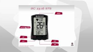 SIGMA SPORT // BC 23.16 STS // Funktionen