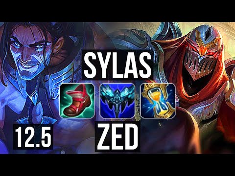SYLAS vs ZED (MID) | 79% winrate, 9/3/10 | EUW Master | 12.5