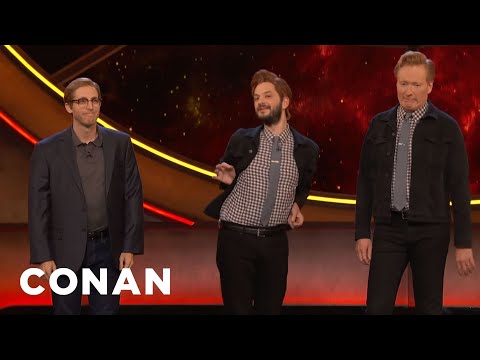 Ben Schwartz & Thomas Middleditch Cosplay As Conan & Andy | CONAN on TBS