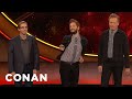 Ben Schwartz & Thomas Middleditch Cosplay As Conan & Andy | CONAN on TBS