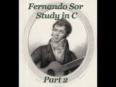 Guitar Lesson Study in C  part 2 by Fernando Sor