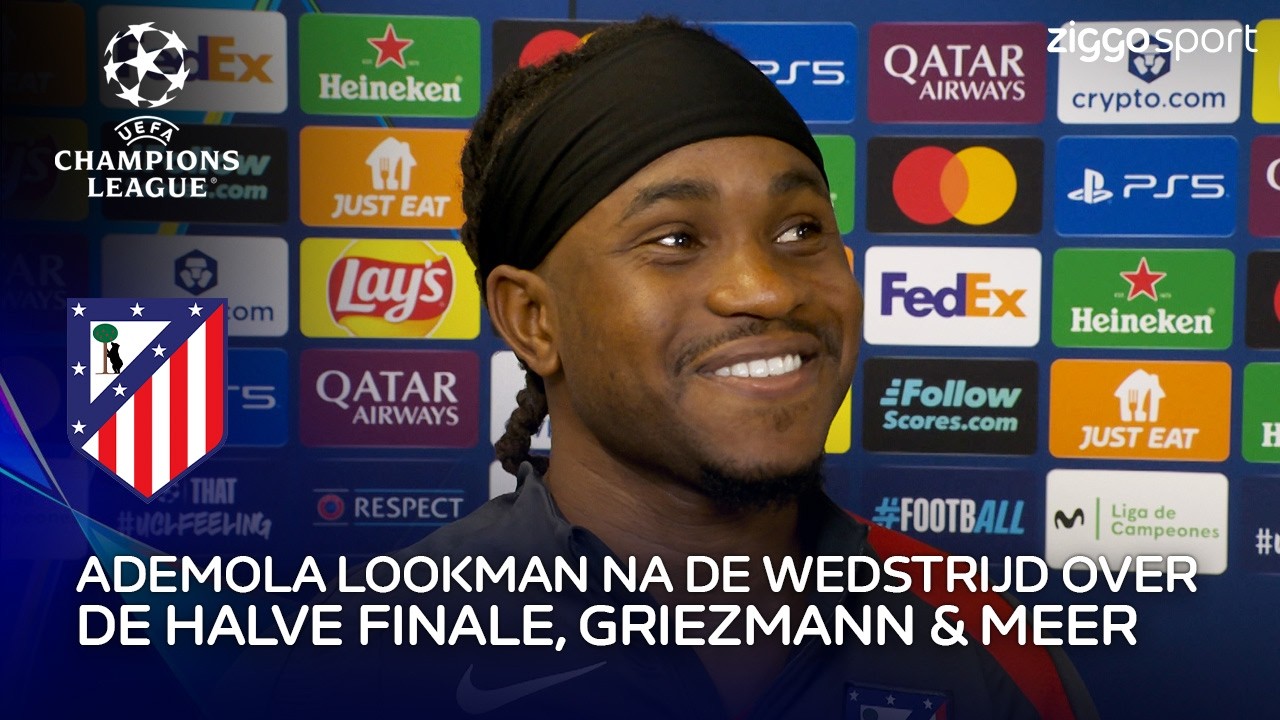 "Wat mij betreft gaat Griezmann nog een jaar door bij Atlético" 😁 | Interview Ademola Lookman