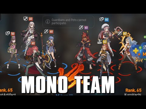 Trying an All Fire Team in Arena - Epic Seven
