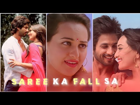 Saree Ka Fall Sa_(R_Rajkumar) 4K HD Efx Status _ Shahid Kapoor_Sonakshi_Sinha_ Romantic Wp Status_||