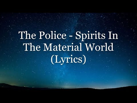 The Police - Spirits In The Material World (Lyrics HD)