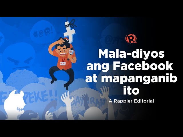 [VIDEO EDITORIAL] Mala-diyos ang Facebook at mapanganib ito