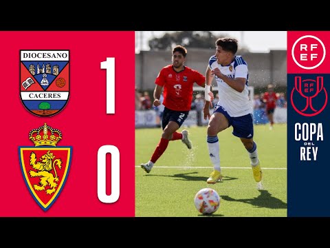 RESUMEN | CD Diocesano 1-0 Real Zaragoza | Copa del Rey | Primera Eliminatoria