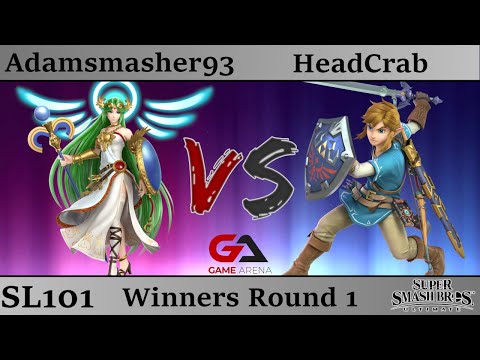 AdamSmasher93 (Palu) vs HeadCrab (Link) - Winners Round 1: SmashLAN'd 101