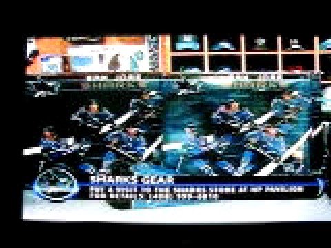 Cory on TV at the Sharks Game