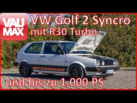 1000 PS im VW Golf 2 R30 Turbo 4Motion  - CarPorn by VAU-MAX.tv