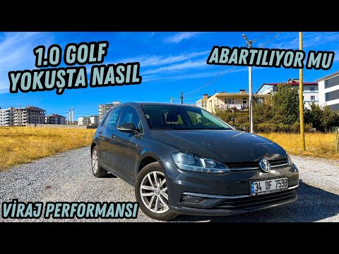 GOLFTE 1.0 YETERLİ Mİ |VW GOLF 7.5 COMFORTLINE |1.0 TSI GOLF 115 HP |YOKUŞTA DENEDİM |YAKIT TÜKETİMİ