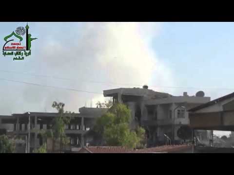 اشتباكات بين لواء حذيفة بن اليمان  وقوات النظام في القدم