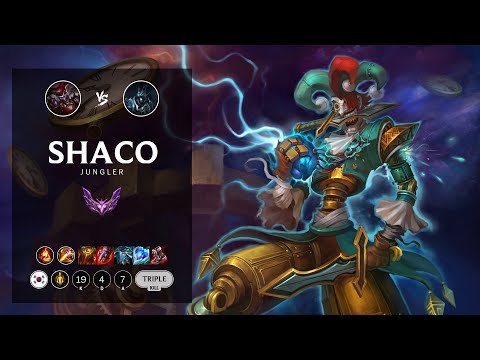Shaco Jungle vs Karthus - KR Master Patch 12.16