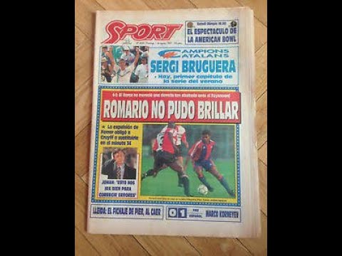 Estréia (Debut) do Romário pelo Barcelona vs Feyenoord (1993)