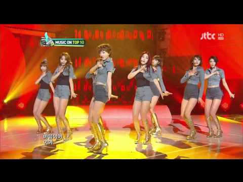 [HD] 120314 Nine Muses - Ticket @ jTBC Music On Top
