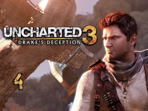Uncharted 3 Walkthrough - Part 4 "Nearly Perfect" (Let's Play, Playthrough)