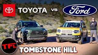 Ford Bronco Sport vs Toyota RAV4 TRD Off-Road: One Of These Cars Is Much Better In The Dirt!