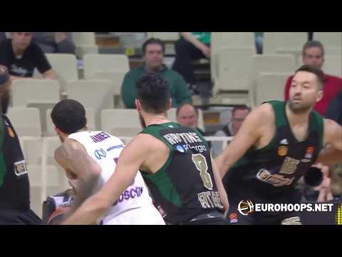 Panathinaikos OPAP Athens - CSKA Moscow 66-97: Mike James (18 points)