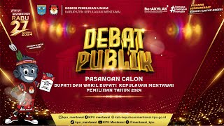 Debat Publik Paslon Bupati/Cawabup Kep. Mentawai | 2024