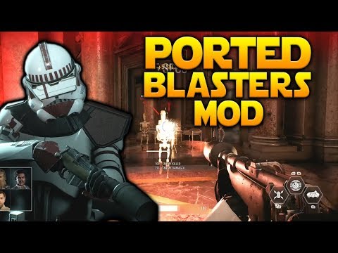 PORTED BLASTERS (Mod): CA-87, DT-12 & DL-18 - Star Wars Battlefront 2