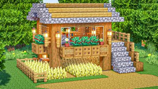 Minecraft: How to Build a Small Wooden House for Survival #72