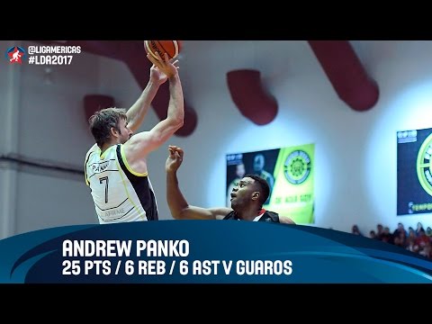 Andrew Panko 25 PTS  vs Guaros - Grupo B - DIRECTV Liga de las Americas 2017