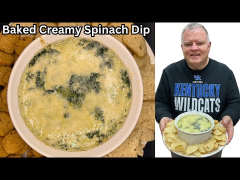 Baked Creamy Spinach Dip - A Favorite Classic Appetizer Everyone Loves!