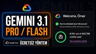 Gemini Modellerini Ücretsiz Kullan! (Google Cloud $300 Bakiye)