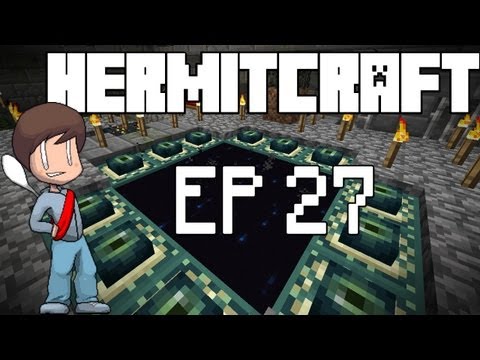 HermitCraft 2.0 w/ IAmSp00n: Episode 27 - Ender Dragon vs The Hermits!