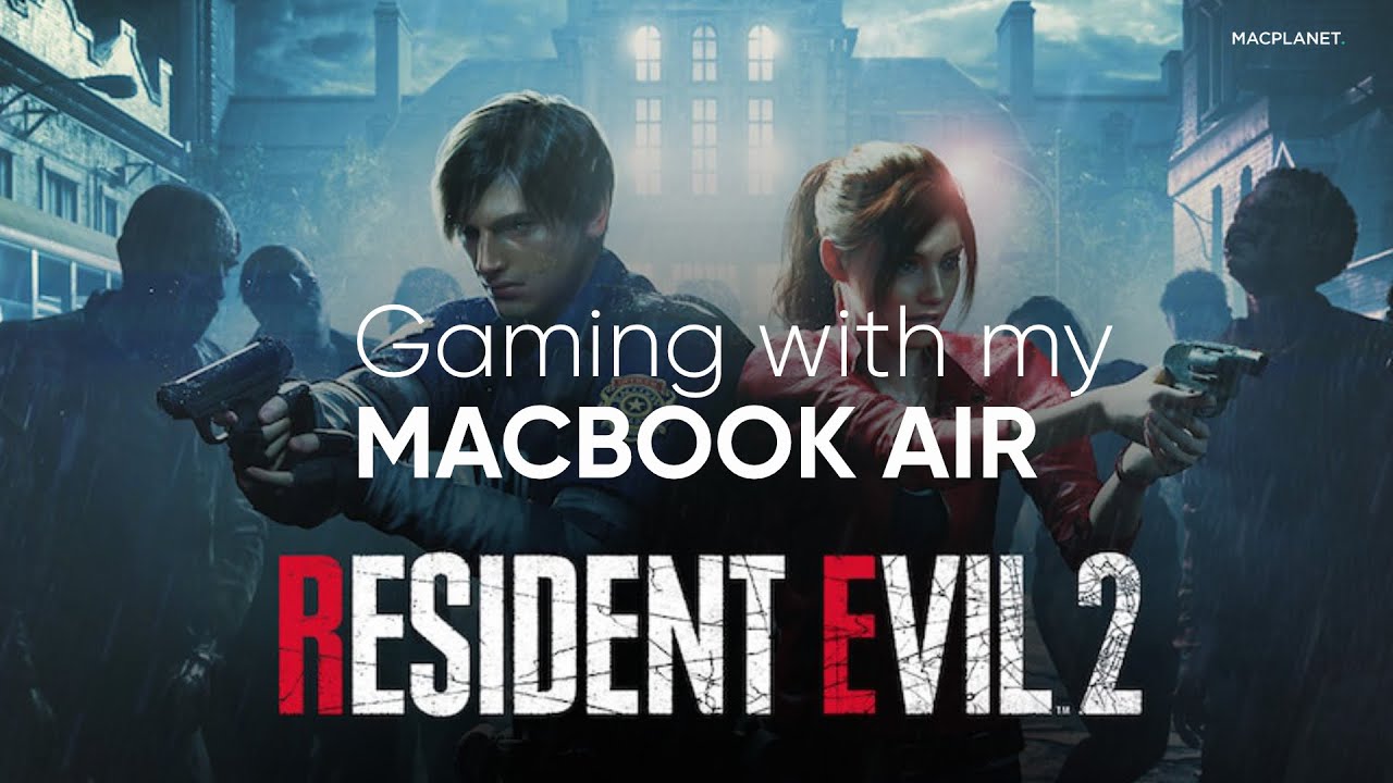 Playing Resident Evil 2 Remake on my MacBook Air (Steam Version)