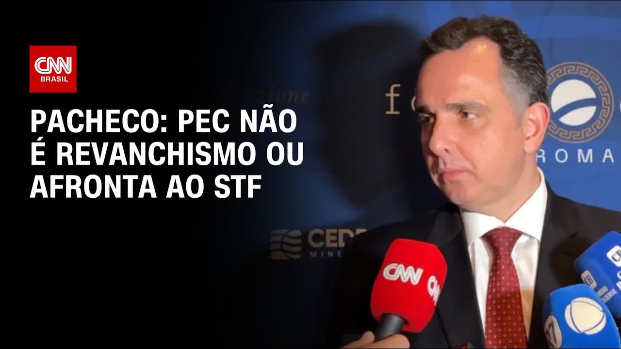 Pacheco: PEC não é revanchismo ou afronta ao STF | AGORA CNN
