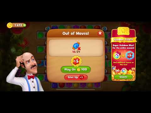 Gardenscapes Stcuk Level 3737