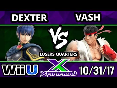 S@X 226 Smash 4 - Dexter (Marth, Lucina) Vs. Vash (Ryu) - SSB4 Losers Quarters - Smash for Wii U.