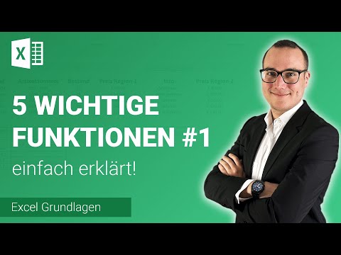 5 essential functions for beginners explained simply | #1 | Learn Microsoft Excel ✅