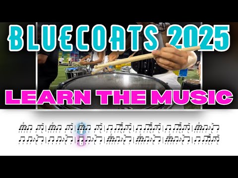 Bluecoats 2025 Snare Playalong - FULL SHOW