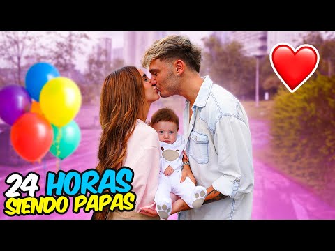 24 HORAS SIENDO PAPAS DE UN BEBE 2! ft. IAN LUCAS