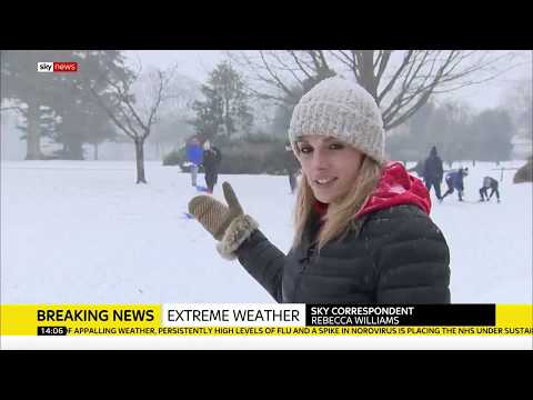 Beast from the East - Red warning of snow for two English counties