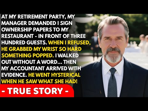 At My Retirement Party, My Manager Demanded I Sign Over My Restaurant In Front Of 300 Guests