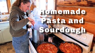 Homemade Pasta for a Month! - Sourdough Bread & Incredible Chicken Fettuccine