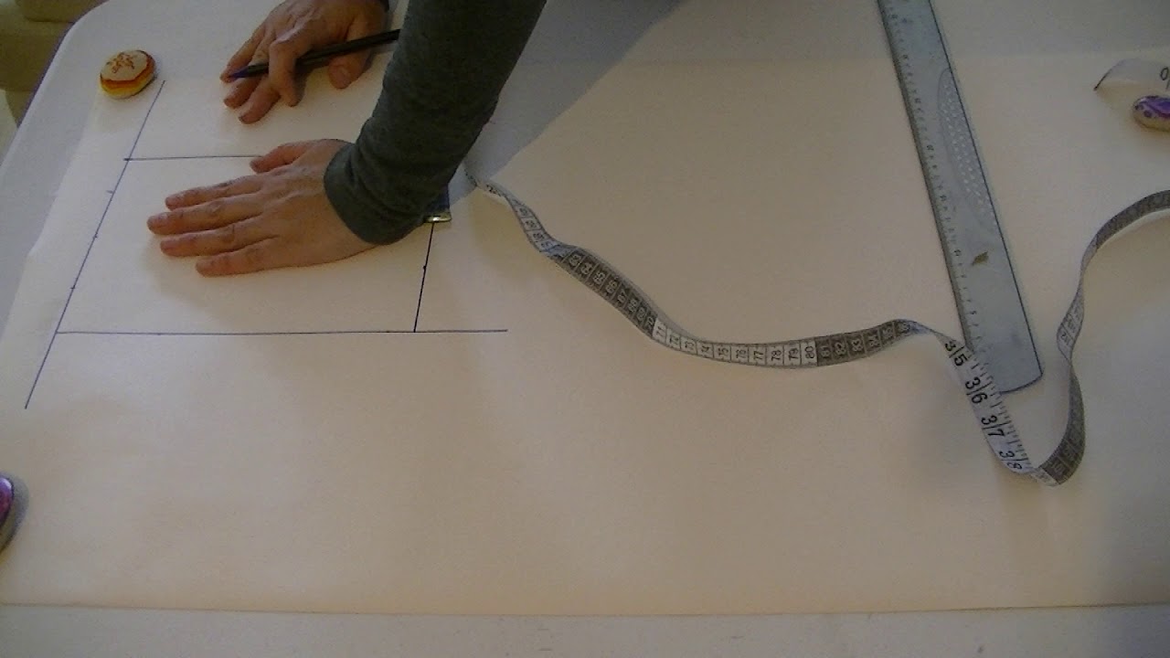 Patrón base delantero falda