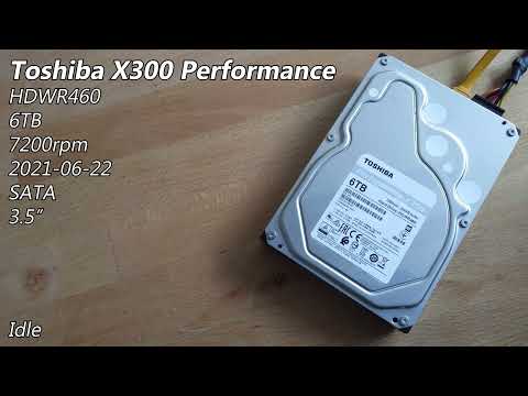 Toshiba X300 Performance HDWR460 6TB (2021) - Hard Drive Sounds