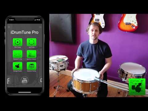 iDrumTune Pro drum tuner app - Target Filter Function for Accurate Drum Tuning