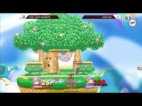 SSB4 Tournament: Defend the North 2016 Day 3 Top 8 - John Numbers (Corrin) v Dill (Diddy Kong)