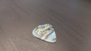 Video thumbnail for Fender extra heavy celluloid 351 guitar pick review by earthsteward9 Guitar Pick Reviews