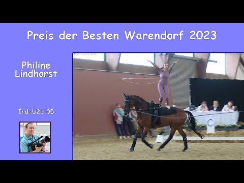 Philine Lindhorst - Ind-U21 05 - Preis der Besten Warendorf 2023