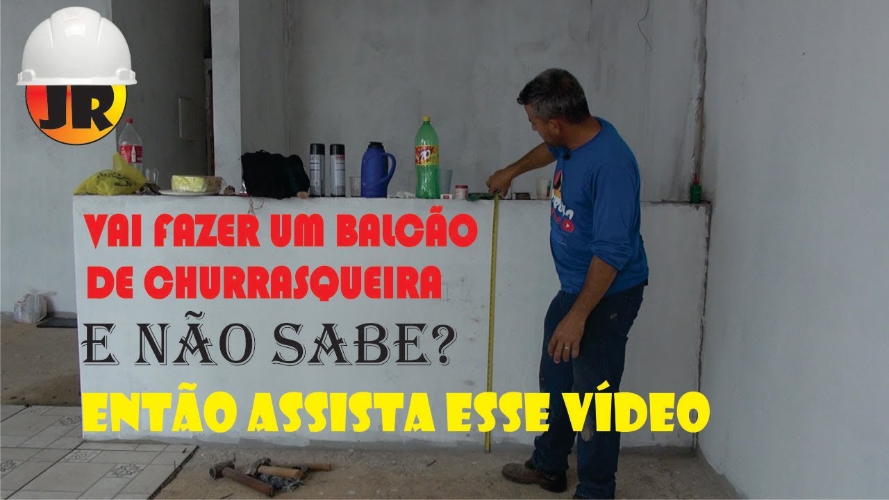 VAI FAZER UM BALCÃO DE CHURRASQUEIRA E NÃO SABE COMO ENTÃO ASSISTA ESSE VÍDEO